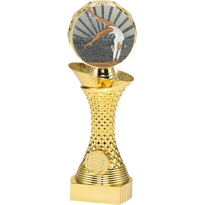 FEMALE GYMNASTICS  TROPHY - 3 SIZES 